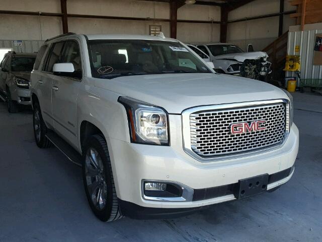 1GKS1CKJ8FR563996 - 2015 GMC YUKON DENA WHITE photo 1