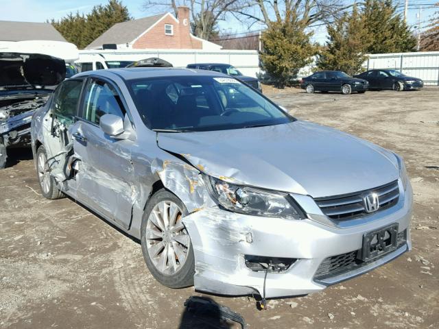 1HGCR2F86EA000311 - 2014 HONDA ACCORD EXL SILVER photo 1