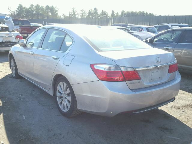 1HGCR2F86EA000311 - 2014 HONDA ACCORD EXL SILVER photo 3