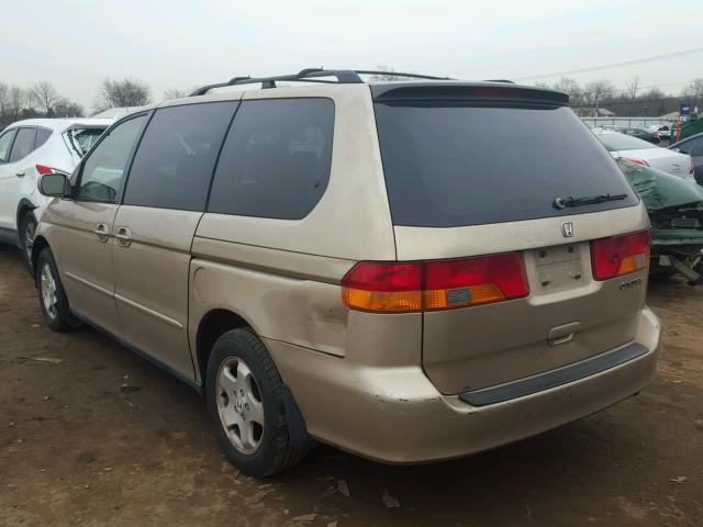 2HKRL1865YH582429 - 2000 HONDA ODYSSEY EX TAN photo 3