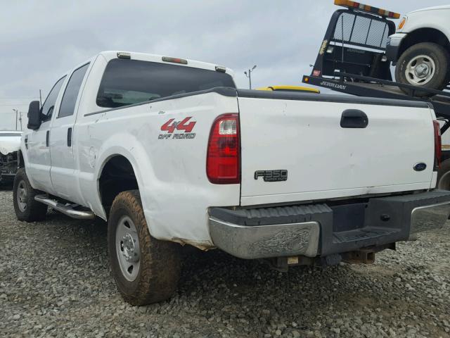 1FTSW21R88EC33641 - 2008 FORD F250 SUPER WHITE photo 3