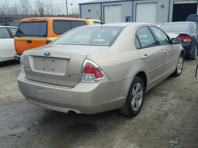 3FAHP07177R213704 - 2007 FORD FUSION SE GOLD photo 4