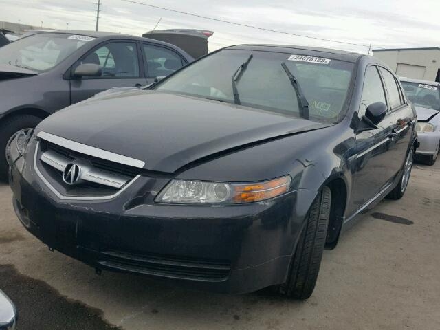 19UUA66244A050055 - 2004 ACURA TL BLACK photo 2