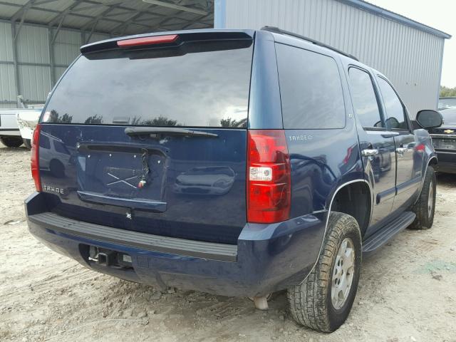 1GNFC13017R167371 - 2007 CHEVROLET TAHOE C150 BLUE photo 4