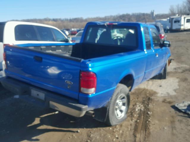 1FTYR14V0YTA50427 - 2000 FORD RANGER SUP BLUE photo 4