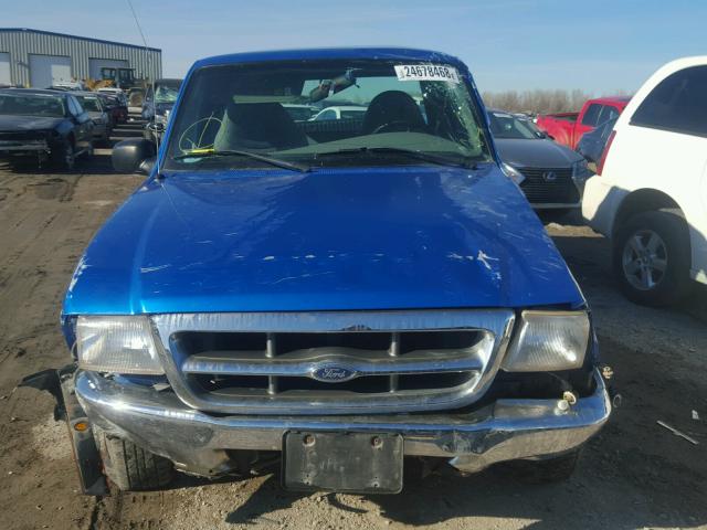 1FTYR14V0YTA50427 - 2000 FORD RANGER SUP BLUE photo 7