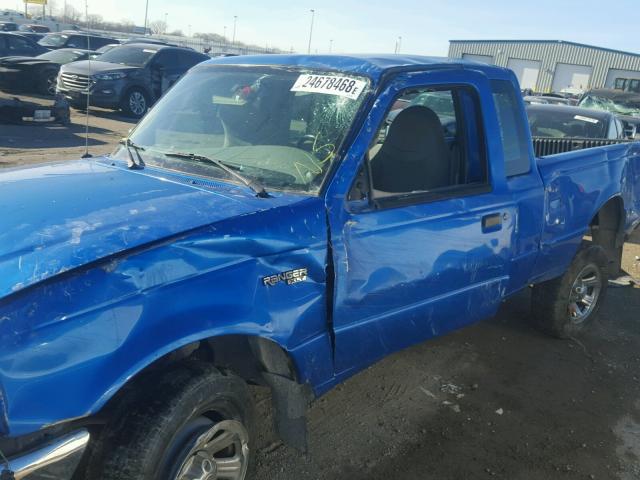 1FTYR14V0YTA50427 - 2000 FORD RANGER SUP BLUE photo 9