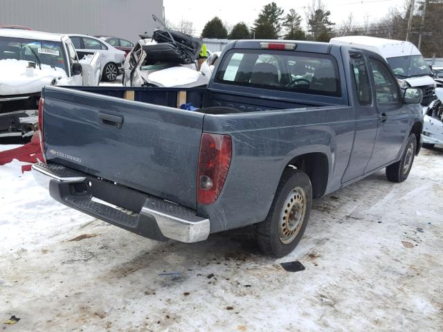 1GCCS198668145463 - 2006 CHEVROLET COLORADO BLUE photo 4