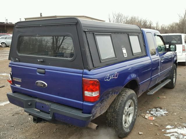 1FTZR45E36PA42137 - 2006 FORD RANGER SUP BLUE photo 4