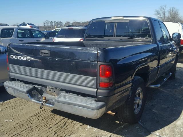 1B7HC13Y7XJ500128 - 1999 DODGE RAM 1500 BLACK photo 4