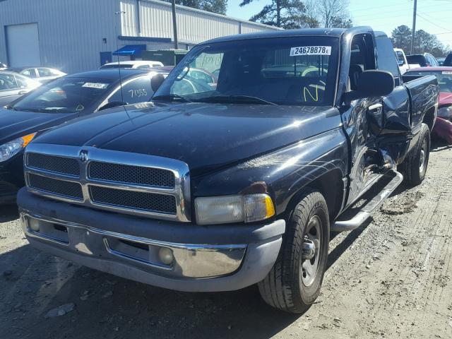 1B7HC13Y7XJ500128 - 1999 DODGE RAM 1500 BLACK photo 9