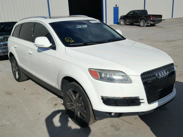 WA1BY74L37D093303 - 2007 AUDI Q7 3.6 QUA WHITE photo 1