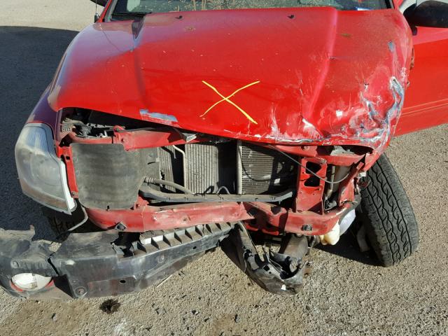 1D4HB48N25F525153 - 2005 DODGE DURANGO SL RED photo 7