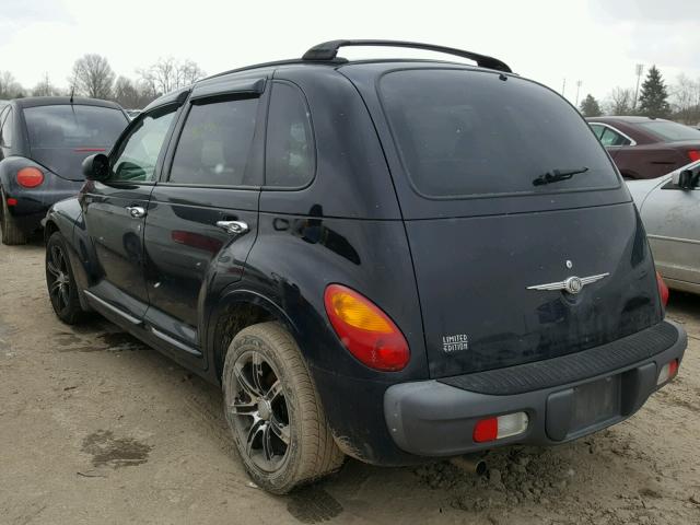 3C8FY4BB11T524334 - 2001 CHRYSLER PT CRUISER BLACK photo 3