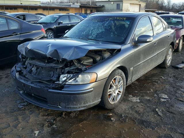 YV1RH592672630213 - 2007 VOLVO S60 2.5T GRAY photo 2