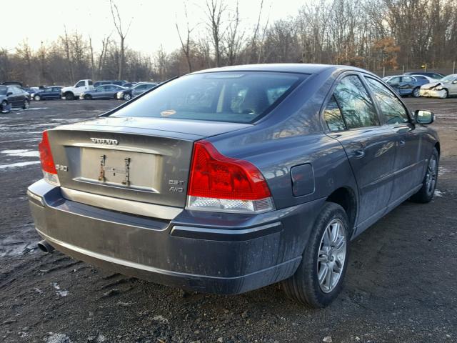 YV1RH592672630213 - 2007 VOLVO S60 2.5T GRAY photo 4