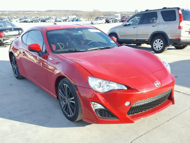 JF1ZNAA15F9702007 - 2015 TOYOTA SCION FR-S RED photo 1