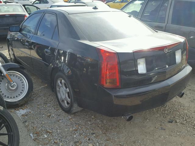 1G6DM577740172007 - 2004 CADILLAC CTS BLACK photo 3