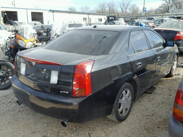 1G6DM577740172007 - 2004 CADILLAC CTS BLACK photo 4