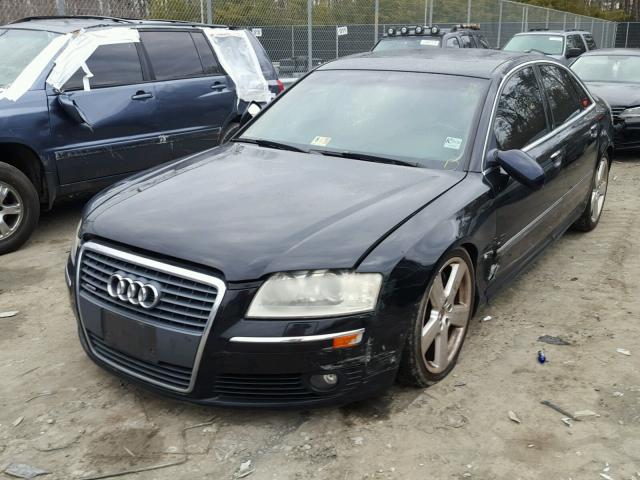 WAULL44E36N014873 - 2006 AUDI A8 4.2 QUA BLACK photo 2