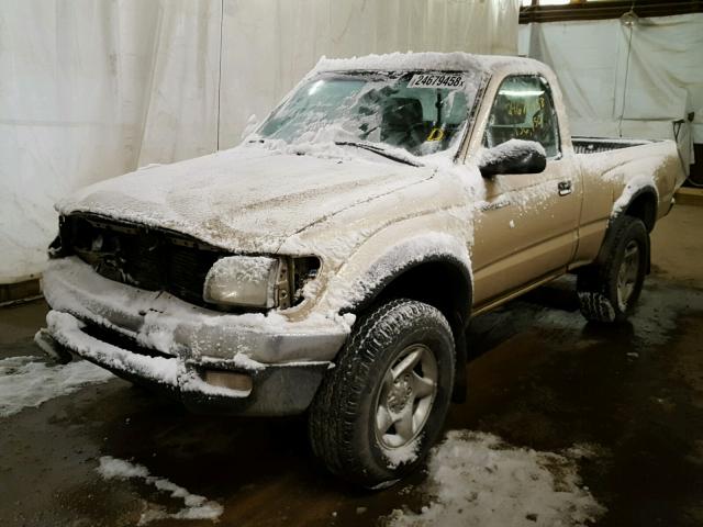 5TEPM62N61Z791540 - 2001 TOYOTA TACOMA GOLD photo 2