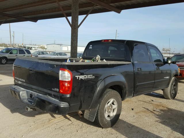 5TBET38174S438814 - 2004 TOYOTA TUNDRA DOU BLACK photo 4