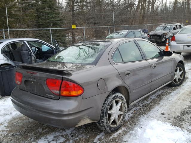 1G3NL52E72C267575 - 2002 OLDSMOBILE ALERO GL BROWN photo 4