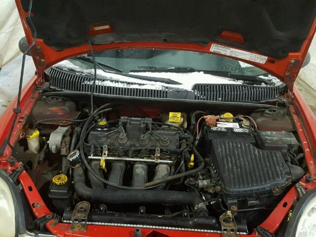 1B3ES56C52D612299 - 2002 DODGE NEON ES RED photo 7