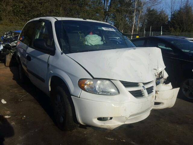 1D4GP24R96B611739 - 2006 DODGE GRAND CARA WHITE photo 1