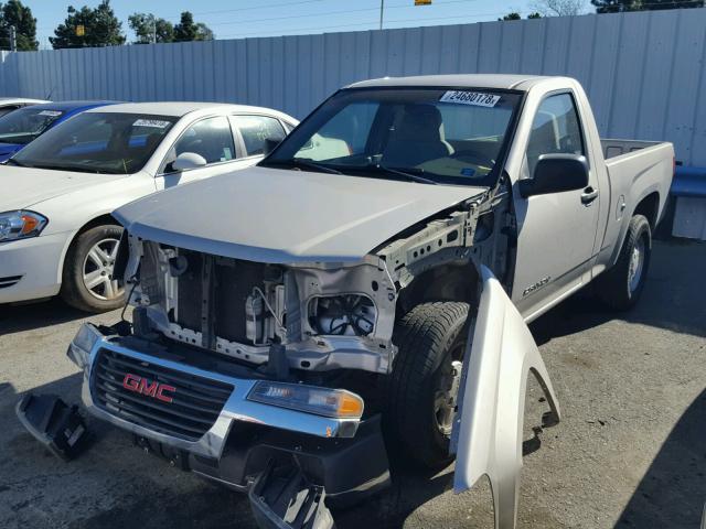 1GTCS148058271565 - 2005 GMC CANYON GRAY photo 2