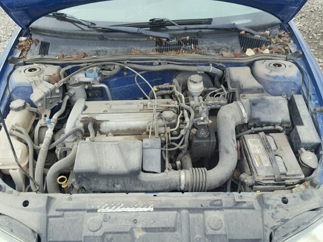 1G1JC12F237222627 - 2003 CHEVROLET CAVALIER BLUE photo 7