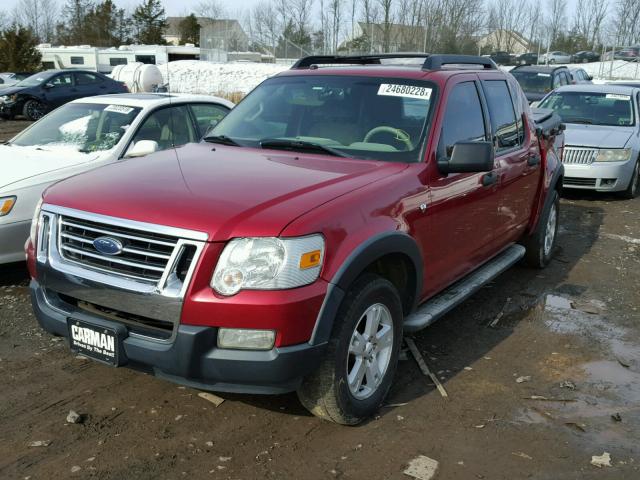 1FMEU31837UA00928 - 2007 FORD EXPLORER S RED photo 2