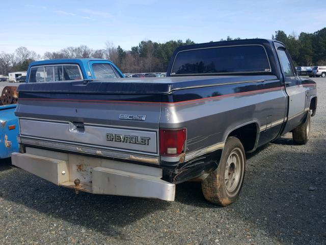 1GCDC14H7CS176941 - 1982 CHEVROLET C10 BLACK photo 4