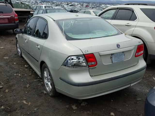 YS3FD49Y161108508 - 2006 SAAB 9-3 BASE BEIGE photo 3