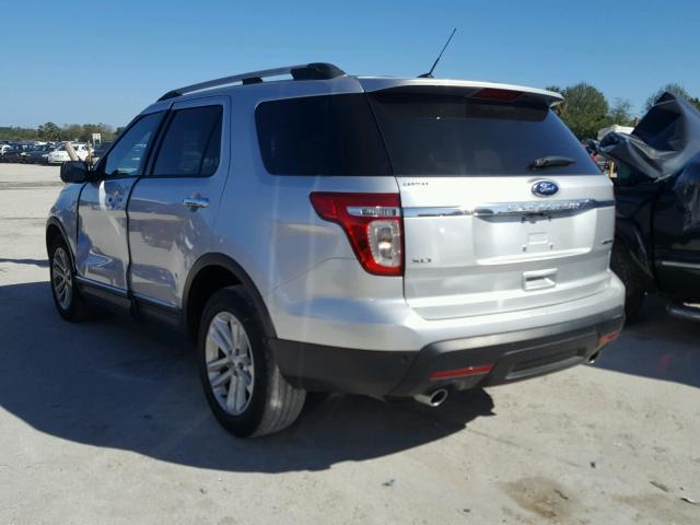 1FM5K7D81DGB97326 - 2013 FORD EXPLORER X SILVER photo 3