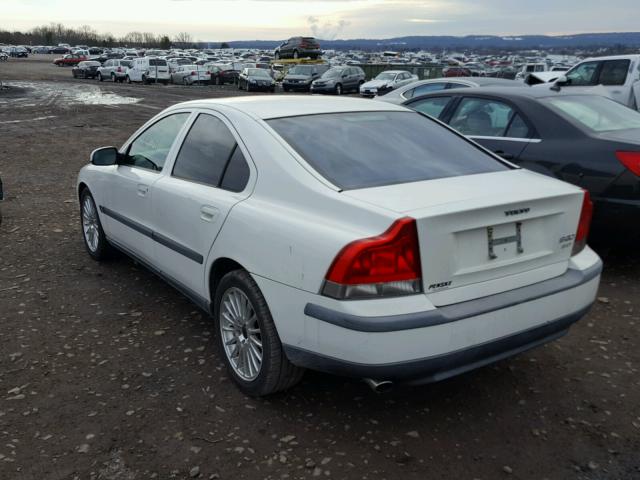 YV1RS58DX32251231 - 2003 VOLVO S60 2.4T WHITE photo 3