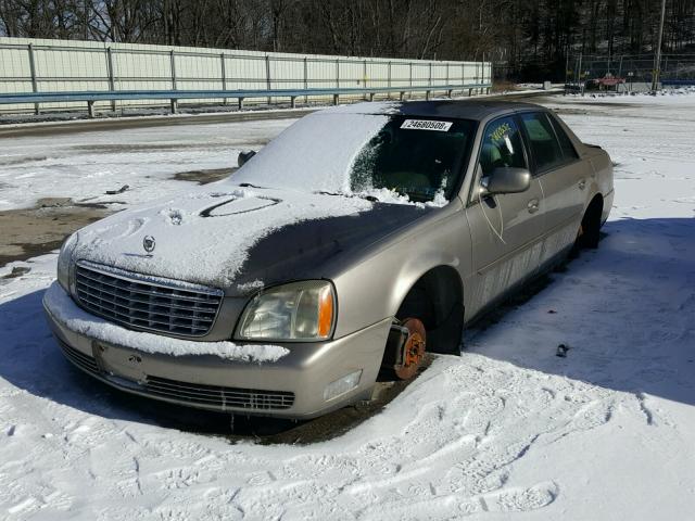 1G6KD54Y24U107708 - 2004 CADILLAC DEVILLE BEIGE photo 2