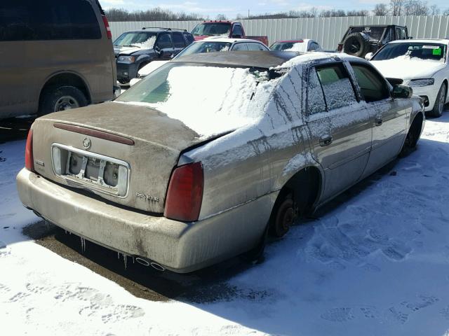 1G6KD54Y24U107708 - 2004 CADILLAC DEVILLE BEIGE photo 4