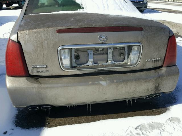 1G6KD54Y24U107708 - 2004 CADILLAC DEVILLE BEIGE photo 9