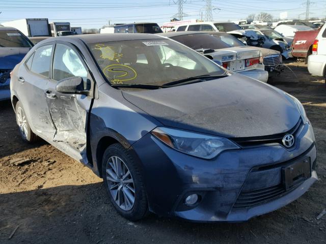 5YFBURHE0EP042666 - 2014 TOYOTA COROLLA L GRAY photo 1