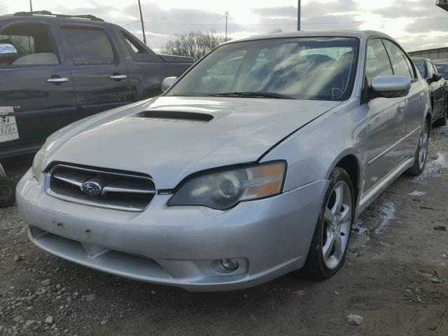 4S3BL676854216921 - 2005 SUBARU LEGACY GT SILVER photo 2