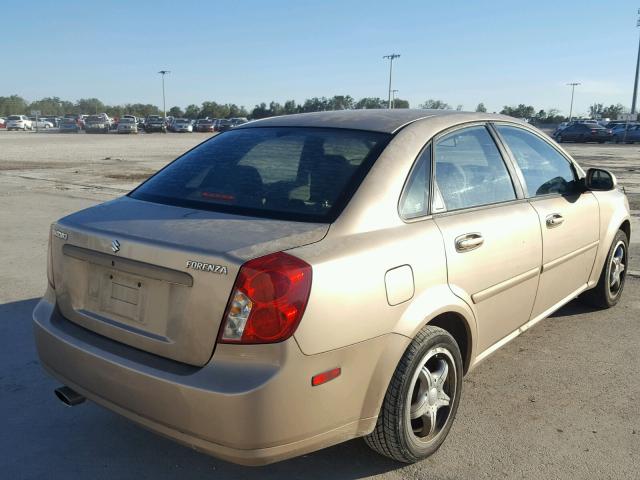 KL5JD56Z56K263812 - 2006 SUZUKI FORENZA GOLD photo 4