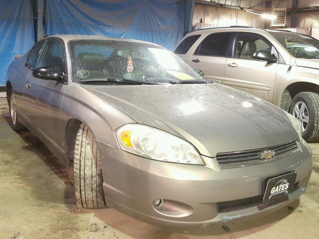 2G1WN151869186767 - 2006 CHEVROLET MONTE CARL თაფლისფერი ფოტო 1
