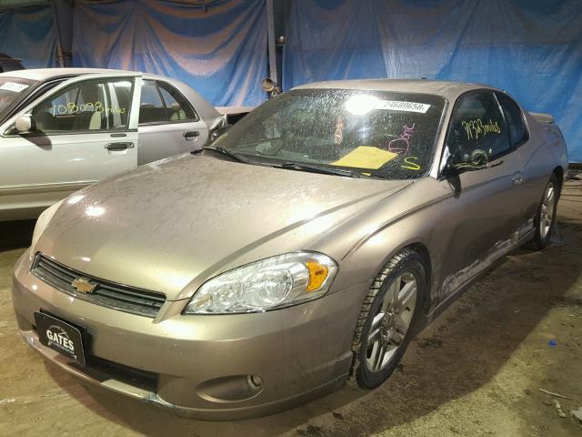 2G1WN151869186767 - 2006 CHEVROLET MONTE CARL თაფლისფერი ფოტო 2
