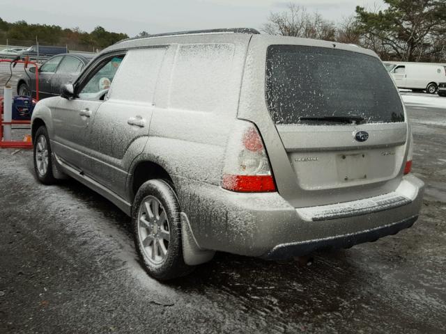 JF1SG65607H745031 - 2007 SUBARU FORESTER 2 GRAY photo 3