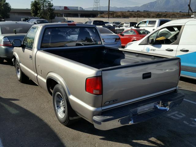 1GCCS1442WK181190 - 1998 CHEVROLET S TRUCK S1 GRAY photo 3