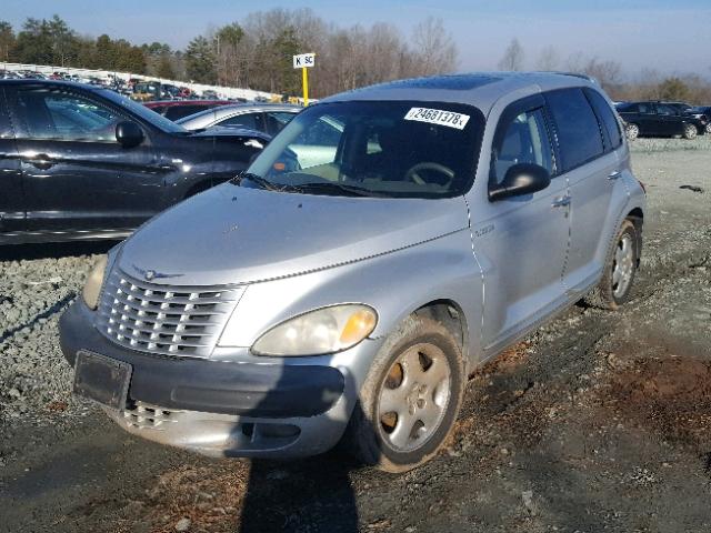 3C4FY4BB81T555498 - 2001 CHRYSLER PT CRUISER SILVER photo 2