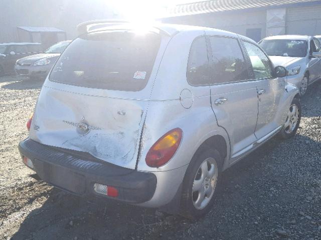 3C4FY4BB81T555498 - 2001 CHRYSLER PT CRUISER SILVER photo 4