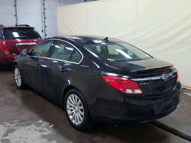 2G4GR5EK6C9118670 - 2012 BUICK REGAL BLACK photo 3