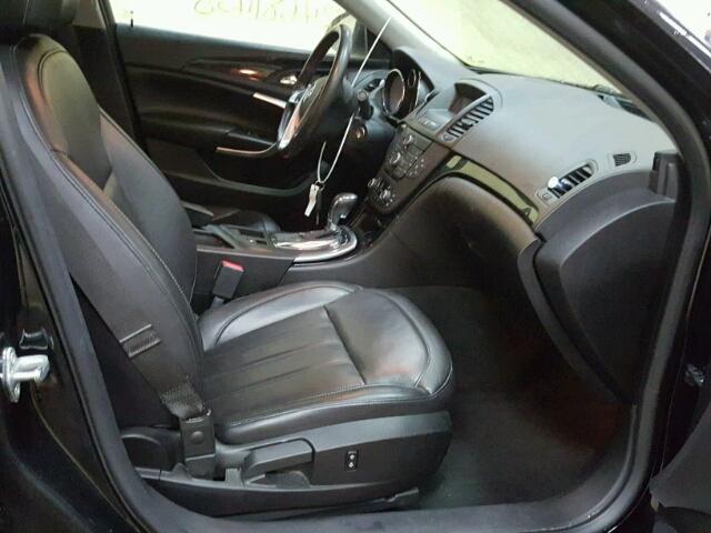 2G4GR5EK6C9118670 - 2012 BUICK REGAL BLACK photo 5